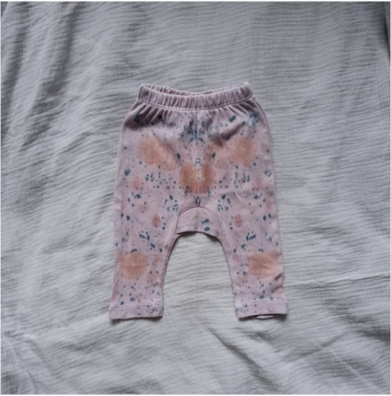 REA- leggings purple flower stl 3-6 mn